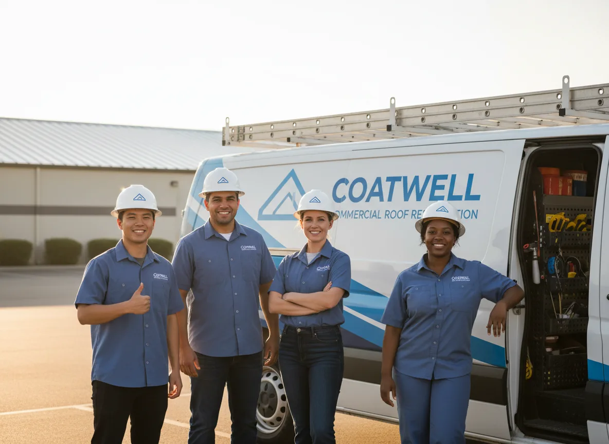 Commercial roof coating company in Bernard, ME
